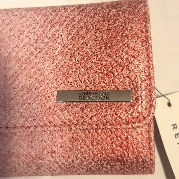 NWT Kenneth Cole Reaction Clutch Wallet Pink Ombre - Picture 2 of 7